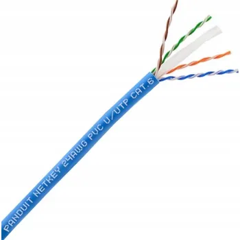 Síťový kabel SÍŤOVÝ KABEL LAN UTP CAT 6 KAT 6 KROUCENÝ MĚDĚNÝ ECA NETKEY