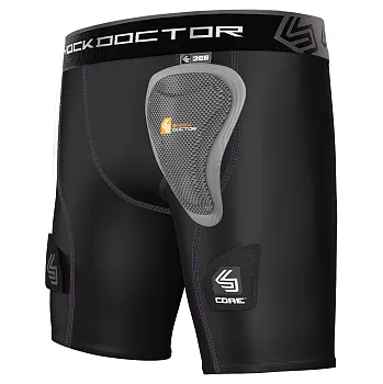 Shock Doctor 366 Womens Core Compression Hockey Short with Pelvic Protector dámsky suspenzor vel. L