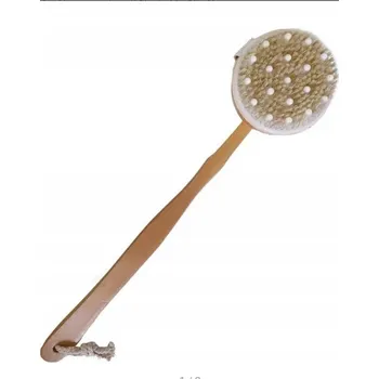 Koupelový kartáč KARTÁČ NA MASÁŽ ZA SUCHA DO KOUPELNY NA MYTÍ ZAD