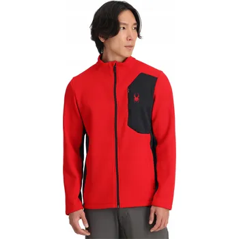Pánská mikina Pánská mikina lyžařská Spyder Bandit Full Zip Červená XL
