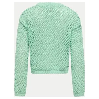 Dámský svetr Kids ONLY Svetr Donna 15341338 Zelená Loose Fit 146_152