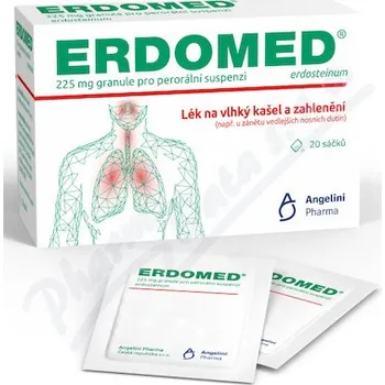 Lék na kašel, rýmu a nachlazení Erdomed 225mg por.gra.sus.20