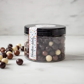 Alika Zdravé ořechy Dóza Rýžové kuličky v čokoládě 200g