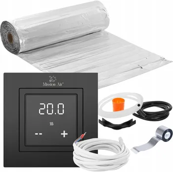 Topná rohož SADA VYHŘÍVACÍ PODLOŽKA topná Mission Air pod panely MAL-160W/m2 9m2 LCD