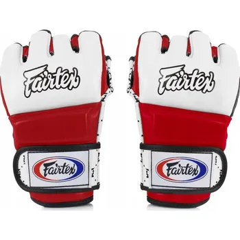 Bojový sport MMA RUKAVICE FAIRTEX FGV17 "Super Sparring" (bílo-červené) - M