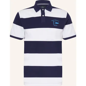 Pánská košile Hackett London Pánská Polokošile Z Piké Classic Fit, bílá /...