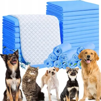 Kosmetika pro psa ABSORPČNÍ HYGIENICKÉ PODLOŽKY PRO PSY A KOČKY, PODLOŽKY PRO VÝCVIK ČISTOTY 60x60 10 Ks