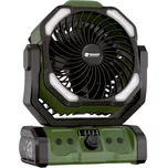 Holdcarp Ventilátor se světlem a dálkovým ovladačem Rechargeable DoubleMotor Fan