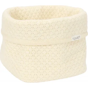 úložný prostor na hračky LITTLE DUTCH košík pletený malý Pure Soft White