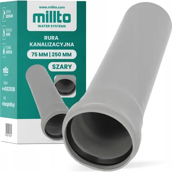 Vodovodní potrubí Trubka Trubka 75/250 mm pro Venkovní Vodu PP