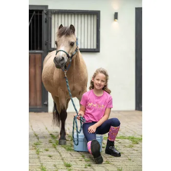 Chlapecké tričko Dětské triko -Pony Club- růžové,134/140