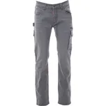 Pracovní džíny elastické zesílené WEST PAYPER šedé 56/58