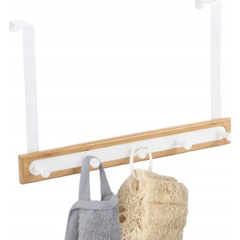 Věšák Koupelnový věšák na ručníky a oblečení, zavěšení na dveře Altom Design