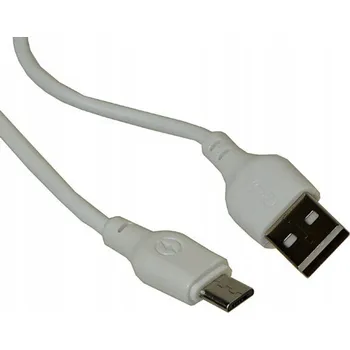 Datový kabel Kabel LTC USB - microUSB typ B 1 m bílý