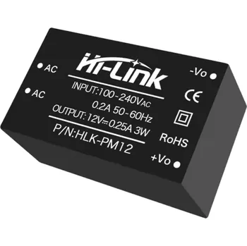 Bezpečnostní kamera Napájecí zdroj 12V 250mA Hi-Link HLK-PM12 - verze pro tisk