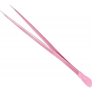Kosmetická pinzeta Precizní pinzeta na zdobení nehtů RŮŽOVÁ