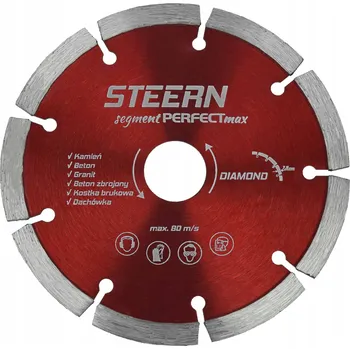 Řezný kotouč 180 x 22,23 mm Diamantový kotouč segment STEERN