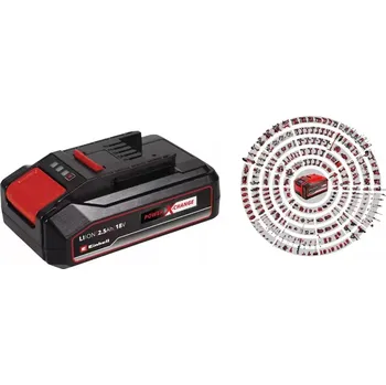 4511395 baterie Einhell 18V Li-Ion 2500mAh - originální příslušenství pro akumulátorové nářadí a zařízení Power X-Change