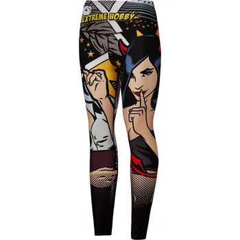 Dámské legíny Dámské cyklistické legíny COMICS XS EXTREME HOBBY