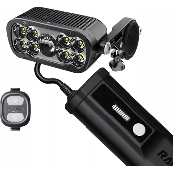 Cyklosvítilna Přední světlo na kolo Ravemen XR6000 Extrémně výkonné osvětlení Akumulátor