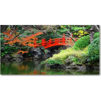 Obraz Kuchyňský panel Japonská zahrada 120x60 cm + LEPIDLO