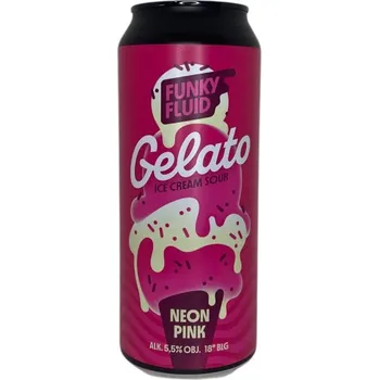 Pivo Funky Fluid Gelato: Neon Pink 18 0,5l plechovka