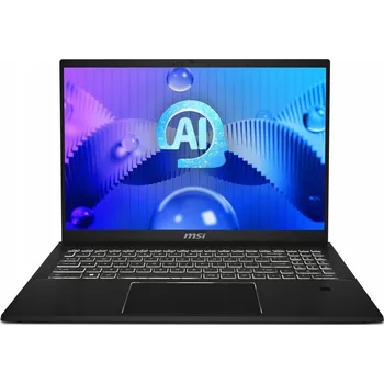Notebook Notebook MSI Summit E16 16" Intel Core Ultra 7 32 GB / 2048 GB černý
