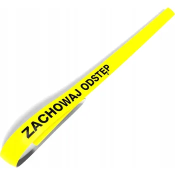 samolepka Samolepka na pásy samolepky na podlahu žluté UDRŽUJTE VZDÁLENOST 150 cm