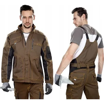 Pracovní obuv Pracovní oděv Mikina + Kalhoty s laclem vel. 48