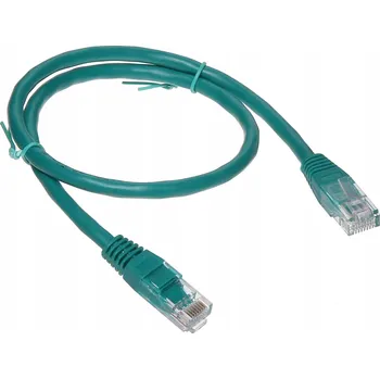 Síťový kabel Patchcord U/UTP kat. 6 0,5 m zelený