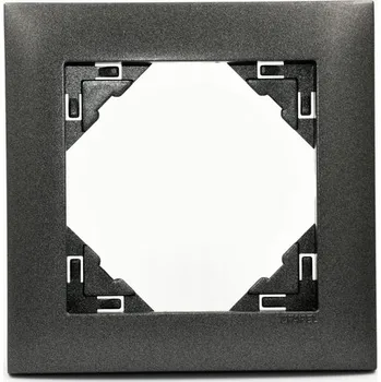 Elektrická zásuvka Efapel jednoduchý Rámeček šedý