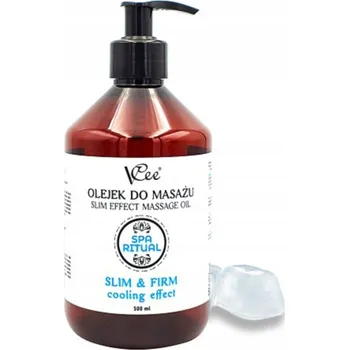 Masážní přípravek VCee Chladivý masážní olej na tělo 500 ml