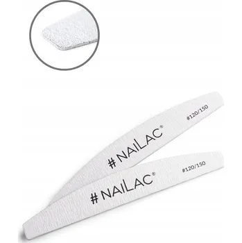 Pilník na nehty NaiLac loďka 120/150 šedý