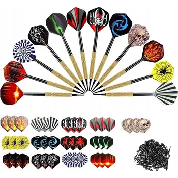 Šipka ŠIPKY NA ŠIPKY ELEKTRONICKÉ TERČE LETKY SADA ŠIPEK 12 Ks HROTY