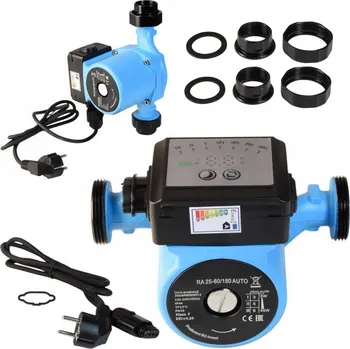 Oběhové čerpadlo OBĚHOVÉ ČERPADLO RA 25-60/180 AUTO - ENERGETICKY ÚSPORNÉ PRO ÚSTŘEDNÍ TOPENÍ A TUV