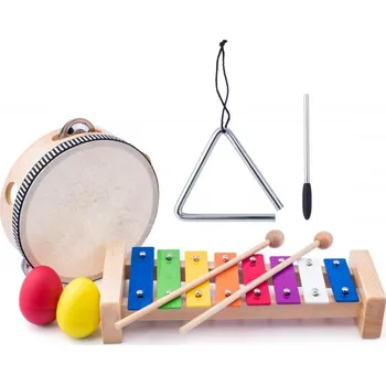 Dřevěná hračka Dřevěný muzikální set