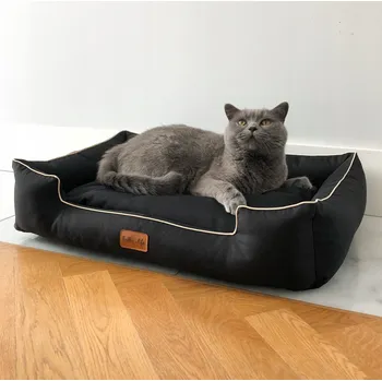 Pelíšek pro psa Halkalife pelíšek pro psa černý 65 cm x 45 cm