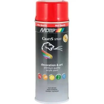 Barva ve spreji Červený signální lak 400 ml lesklý RAL 3020