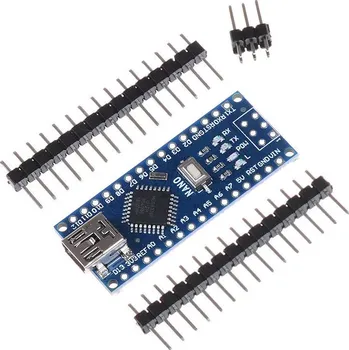 Vývojová deska LaskaKit_cz Arduino Nano R3, ATmega328 Klon Konektor: miniUSB, Provedení: Nepřipájené piny