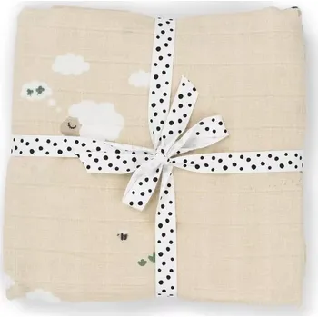 Přebalovací podložka DONE BY DEER mušelínová zavinovací plenka Playground písková