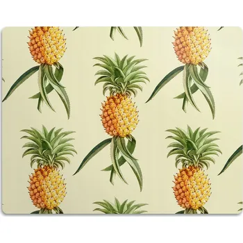 Miska pro psa Podložka pod misku pro psa a kočku – Ananas, 90 x 60 cm