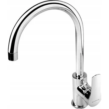 Vodovodní baterie Stojánková kuchyňská baterie KFA Armatura Mohit 5913-815-00 stříbrná