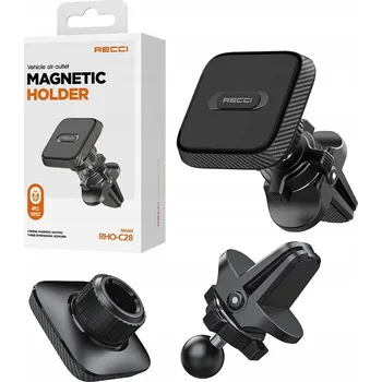 SILNÝ MAGNETICKÝ DRŽÁK DO AUTA NA TELEFON DO VENTILACE RECCI