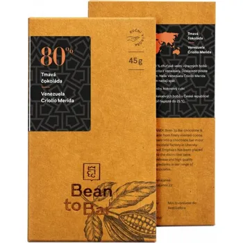 Čokoláda JANEK Hořká čokoláda Bean to bar - Venezuela 80% Criollo Merida 45 g