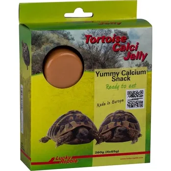 Krmivo pro terarijní zvíře Lucky Reptile Tortoise Calci Jelly 4x 65 g