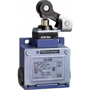 vypínač Schneider Electric OsiSense XC Koncový spínač s válečkovou tyčí z termoplastu 1NC+1NO, průchodka Pg 11, XCKM121