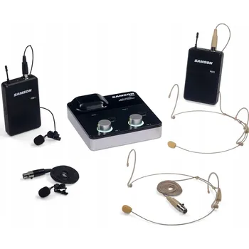 SAMSON XPD2m Presentation Dvoukanálový digitální bezdrátový set s hlavovým mikrofonem