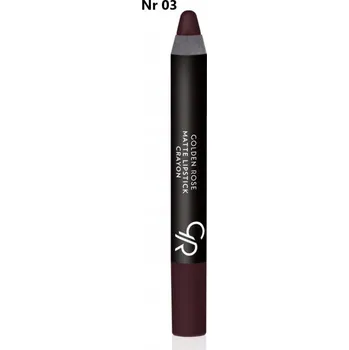 Rtěnka Golden Rose Matte Crayon Lipstick rtěnka v tužce č. 03