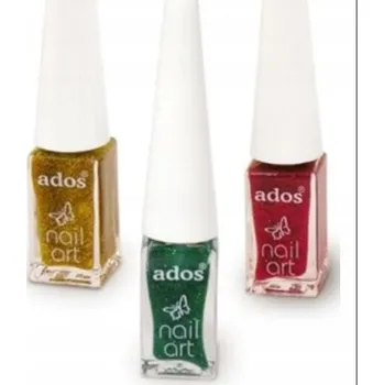 Ados třpytivý lak na nehty pro zdobení nehtů (nail art) 11 zelená