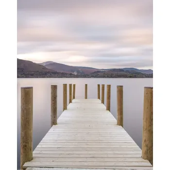 Obraz Plakát Jezerní krajina bez rámu 40 x 50 cm